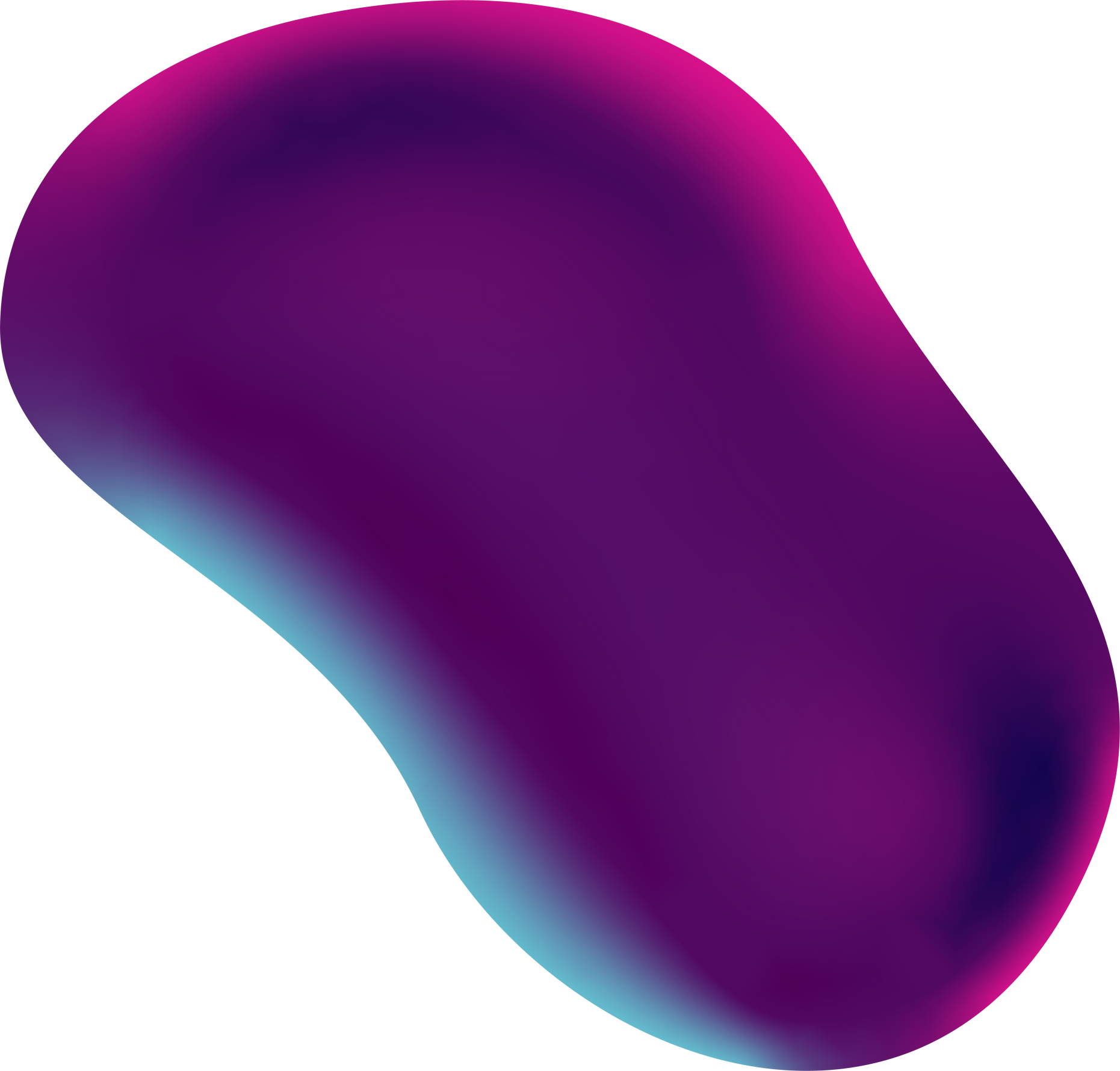 Violet Metallic Blob