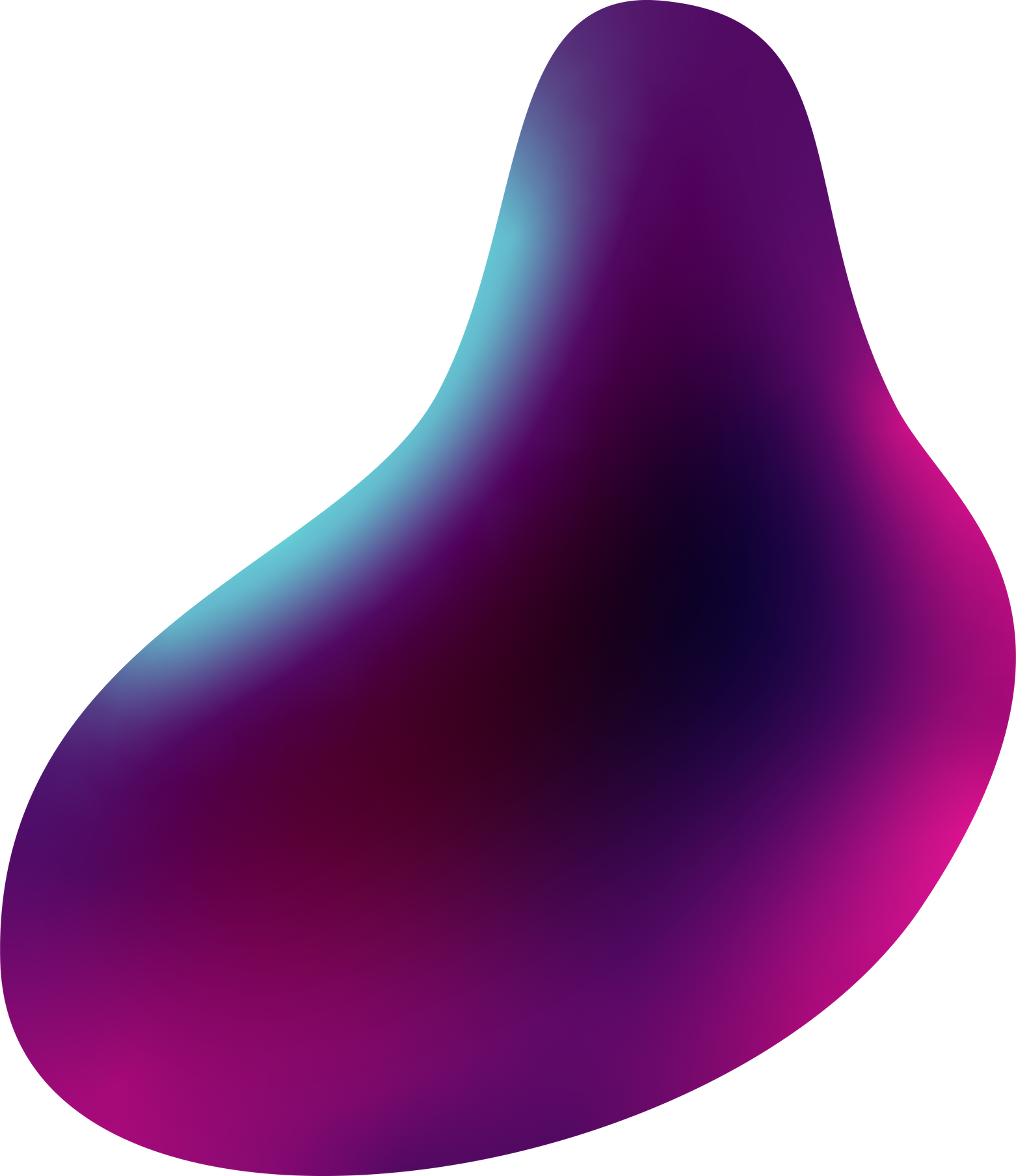 Violet Metallic Blob