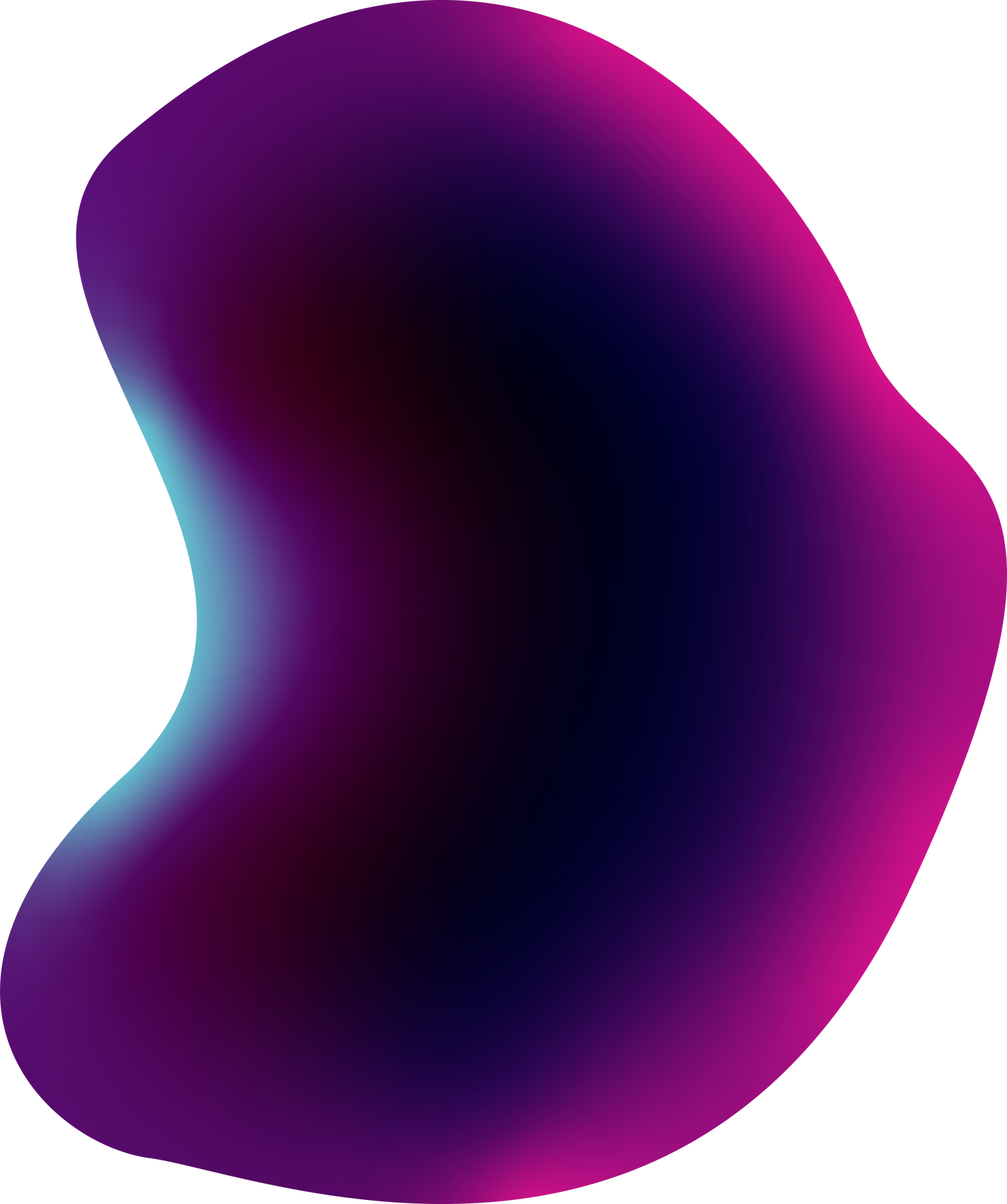 Violet Metallic Blob